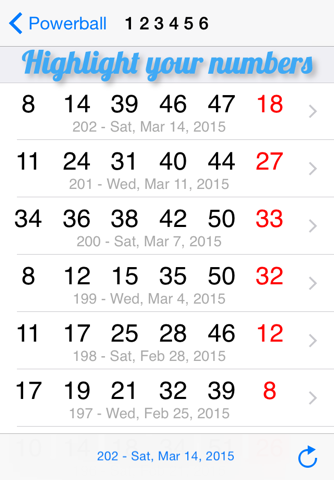 Powerball Results screenshot 3
