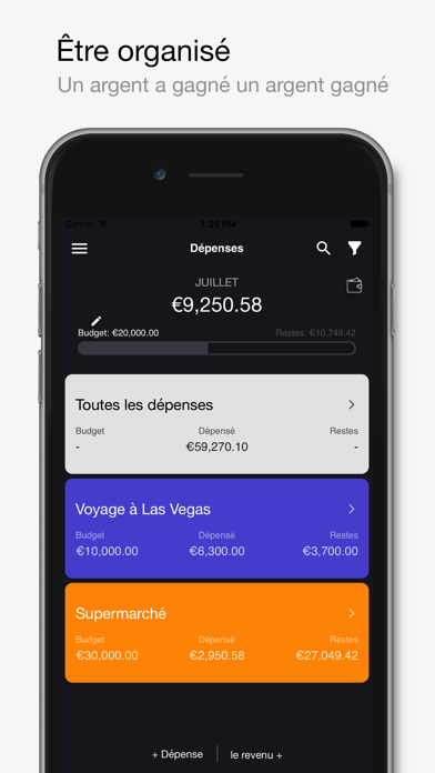 Screenshot #1 pour Expense Manager: Penny