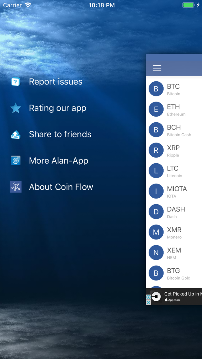 Coin Flow  Widget