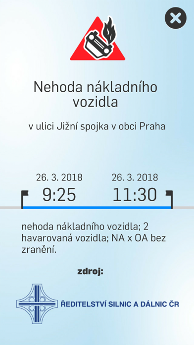 Dopravní informace Screenshot