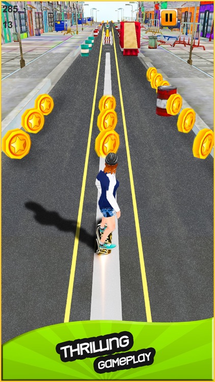 Skate Hazard Road Skating screenshot-3