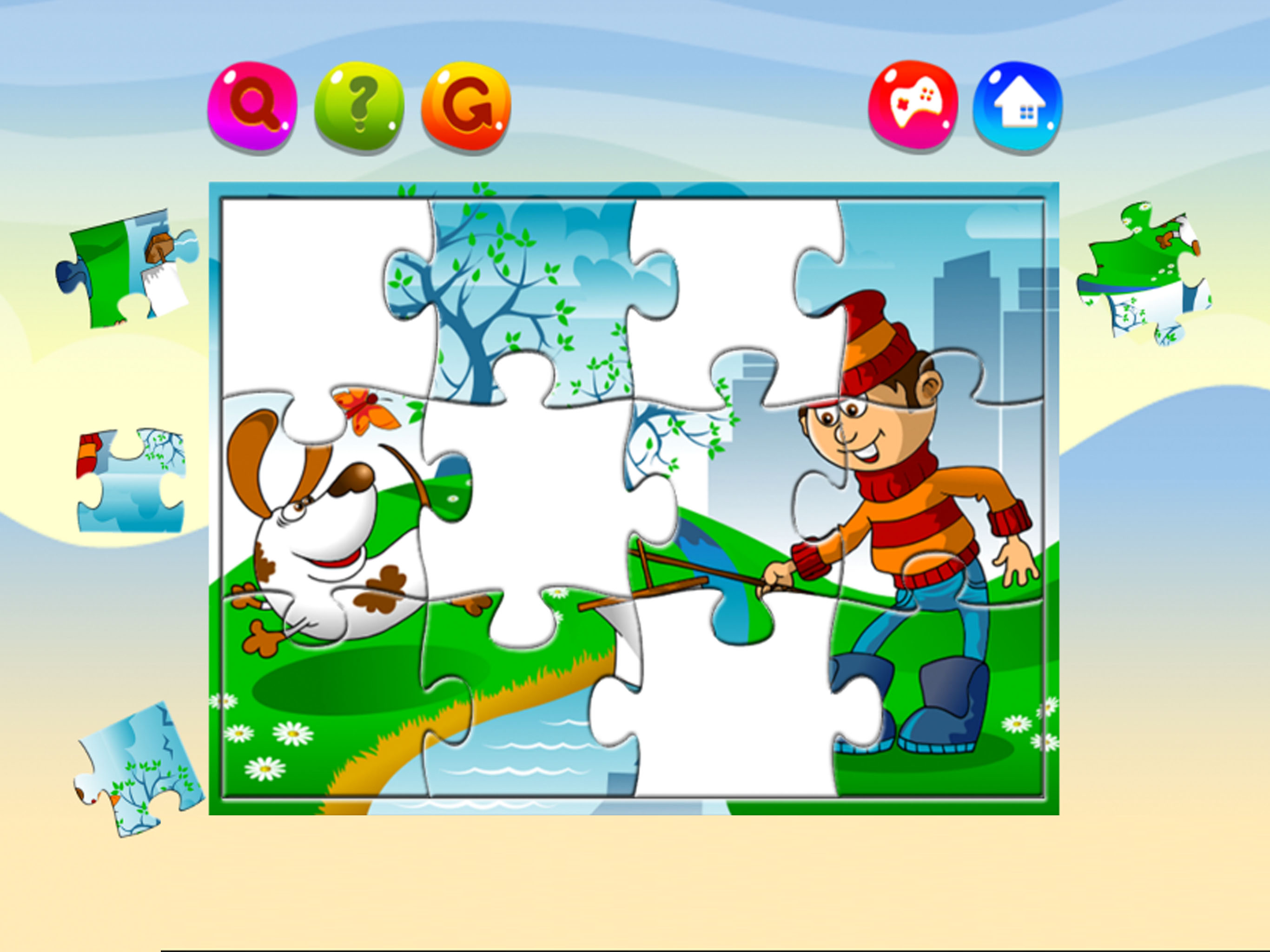 Jigsaw Puzzle Cartoon Picture