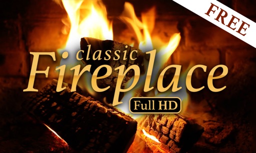 classic Fireplace FREE – relaxing and romantic fire flames icon