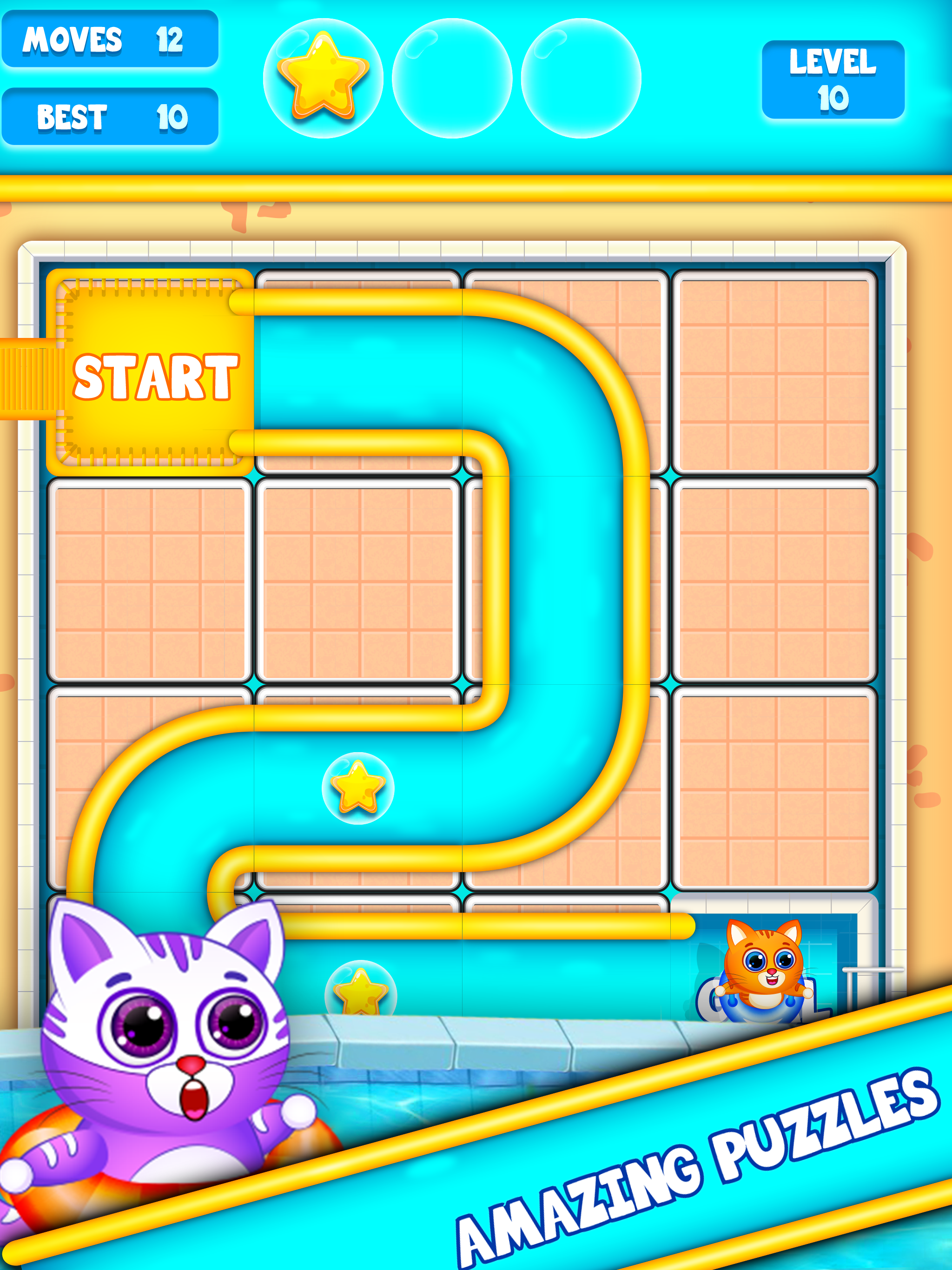 Kitty Pool Slide Fun screenshot 7