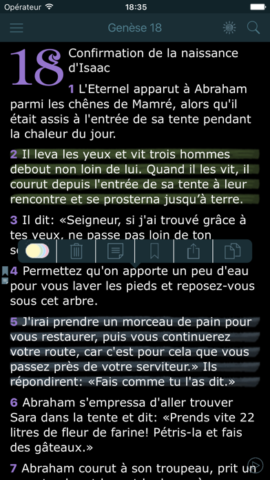 Screenshot #2 pour La Bible en Français. L Segond