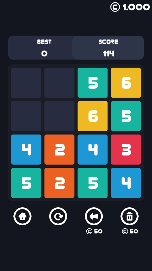 #3. Slide To Six! Swipe Number (iOS) Podle: Hoang Vinh Nguyen
