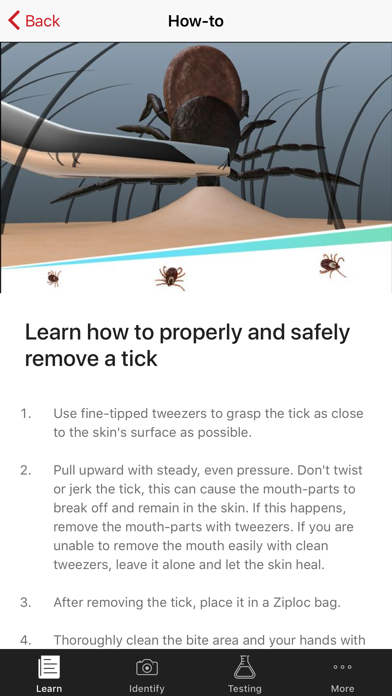 TickReport iPhone screenshot 5 - Health & Fitness app