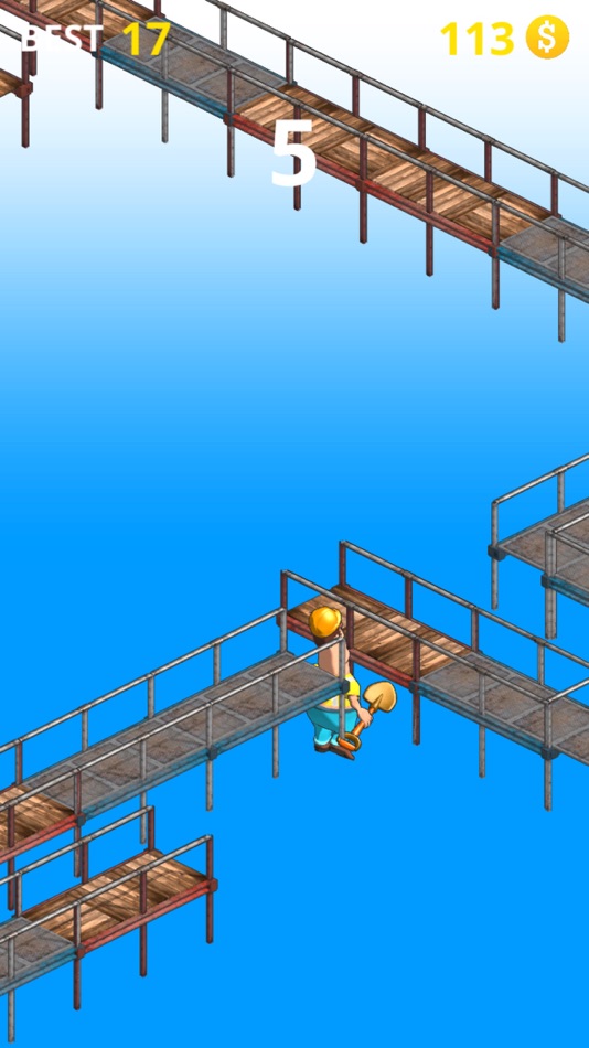 #5. Finger Rush Worker-Scaffolding (iOS) 由: Huai-Chih Hsiao