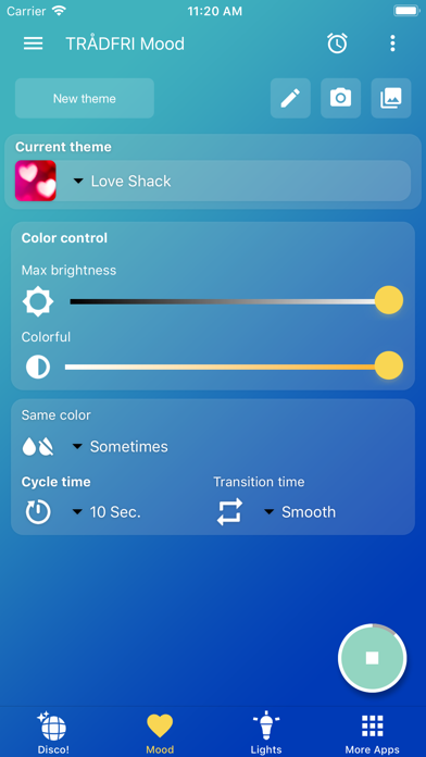 Tradfri Disco for TRÅDFRI Screenshot