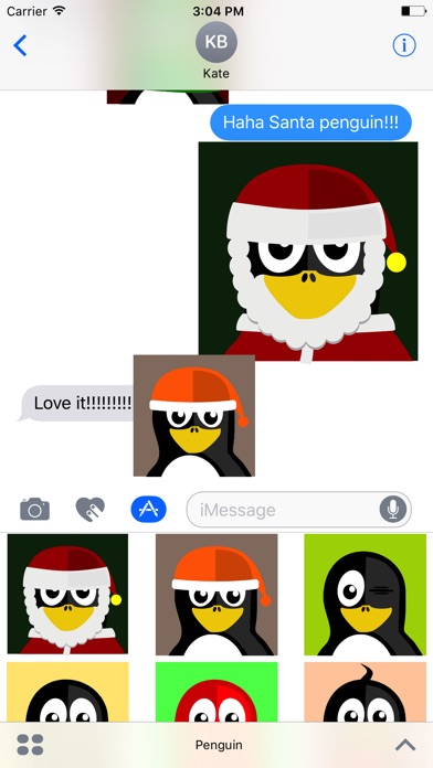 Penguins in Costume Stickers screenshot 2