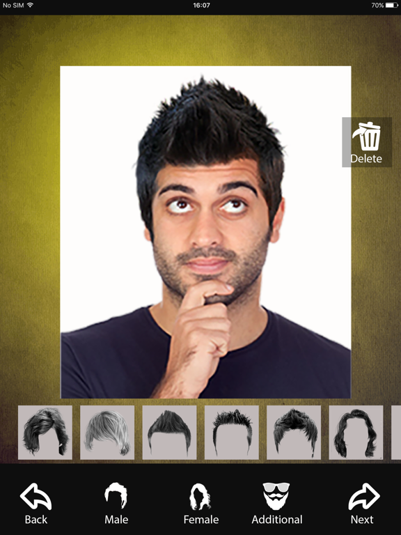 Screenshot #4 pour Hair Style Changer app | women & men makeover