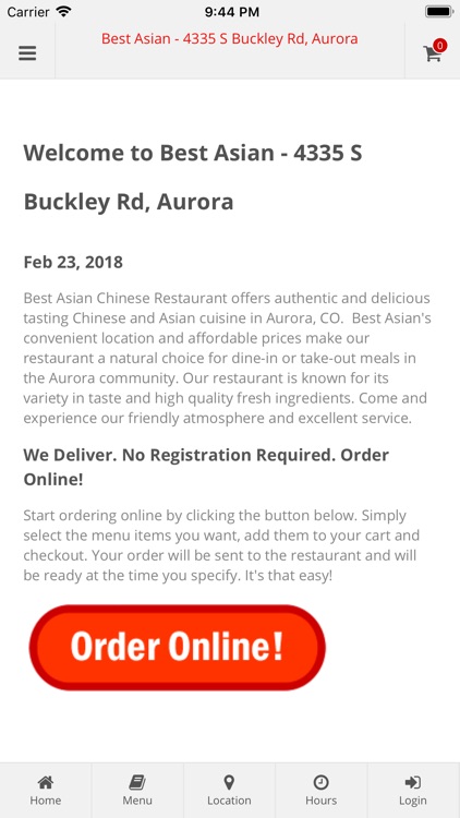 Best Asian Restaurant Aurora