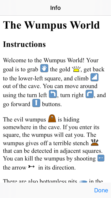 WumpusWorld screenshot
