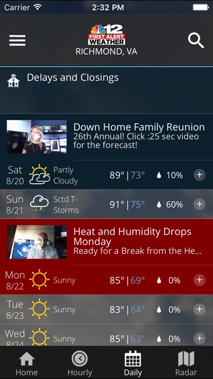 NBC12 First Alert Weather screenshot-3