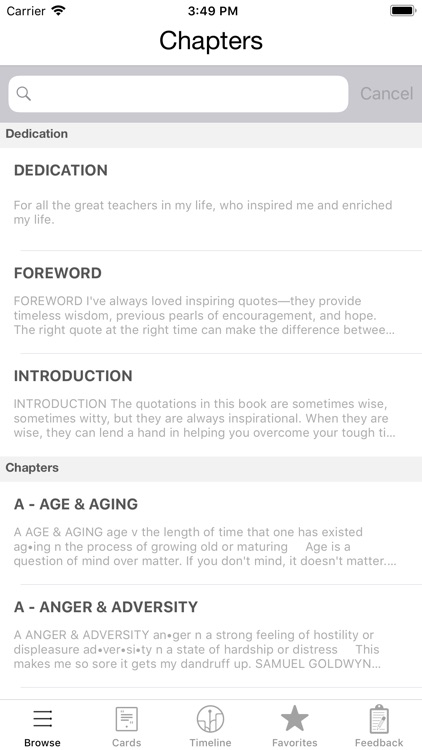 Inspiration for a Lifetime