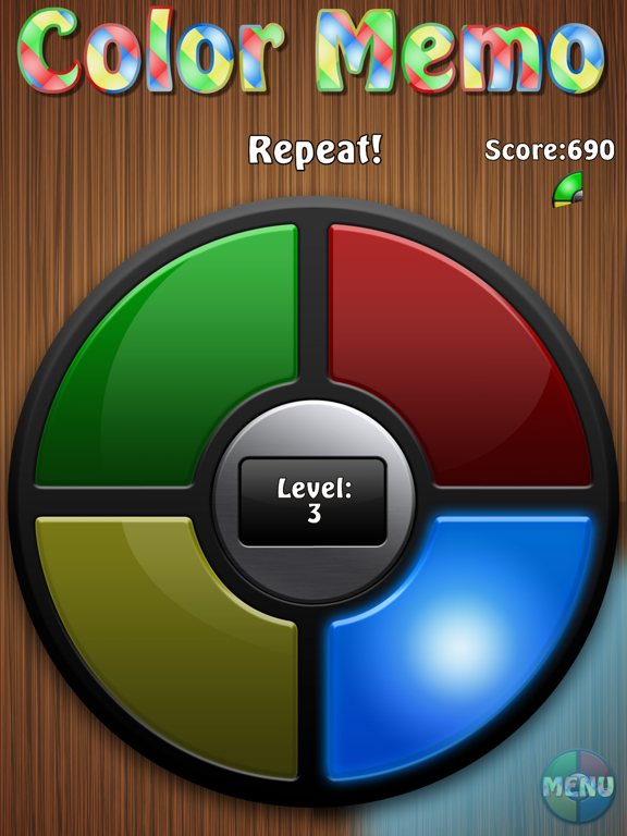 Color Memo iPad screenshot 5 - Games app
