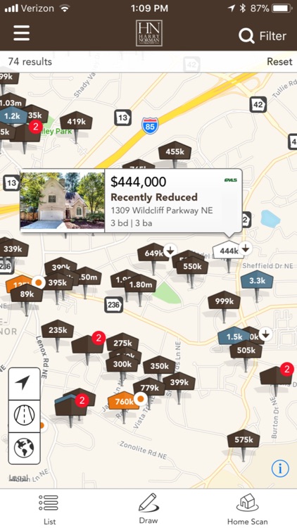 Harry Norman Home Search