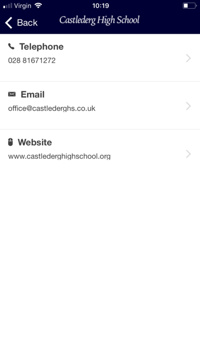 Castlederg High School Screenshot