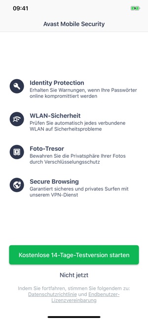 avast security kündigen