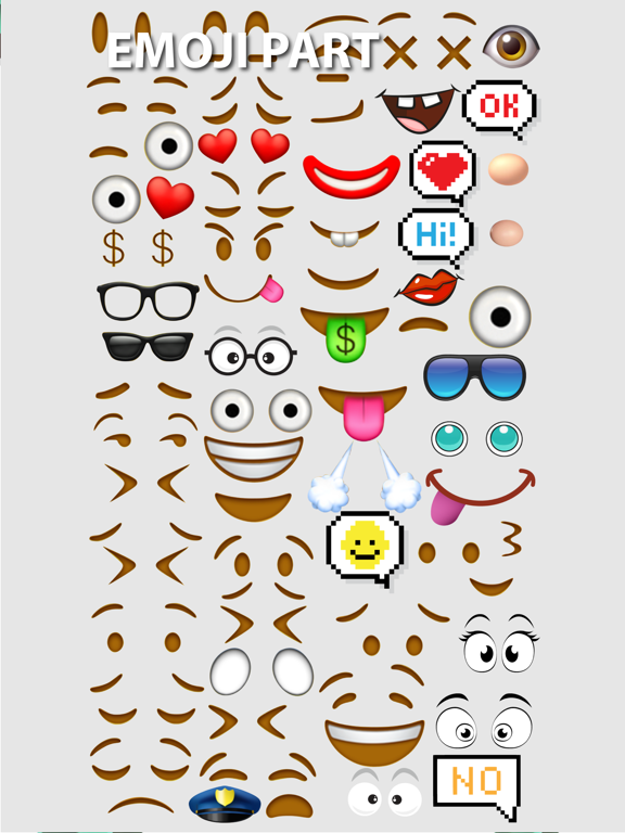 Emoji Face - Fun Emoji Maker iPad screenshot 5 - Photo & Video app