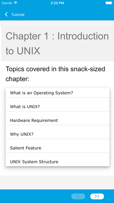 Learn UNIX & Shell Programming iPhone screenshot 4 - Education app