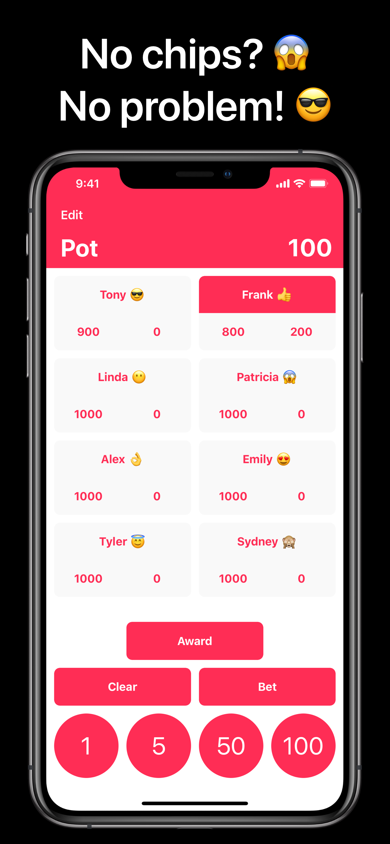 Poker Chips Calculator