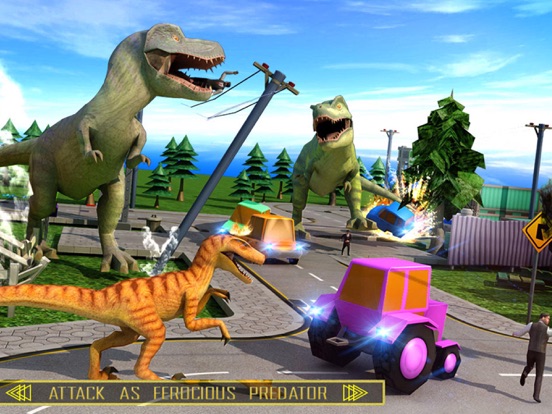 Screenshot #6 pour Sauvage Dino Ville Attaque