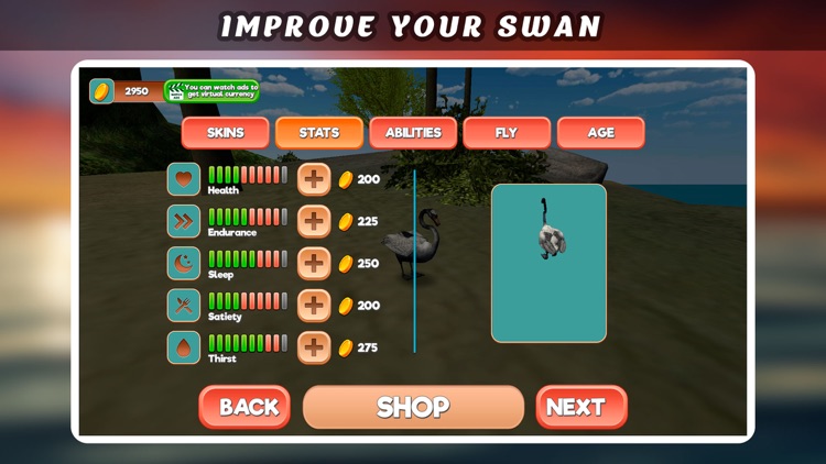 Swan Bird Simulator 3D screenshot-3