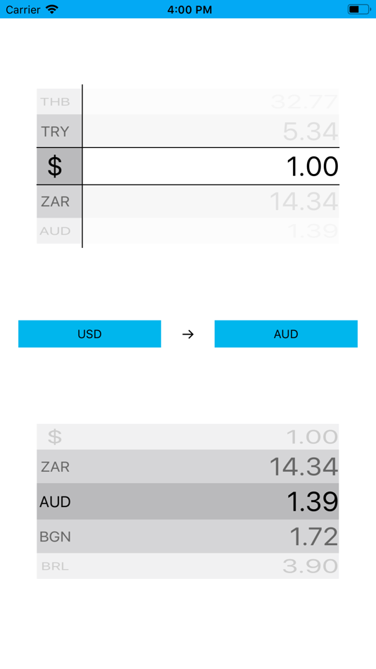 #9. All Currency Converter app (iOS) 由: p swagath