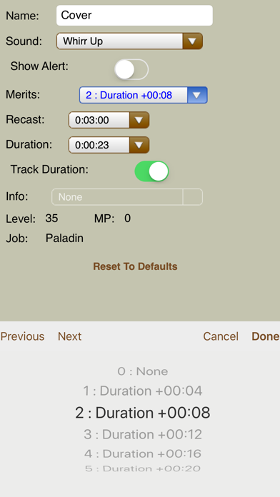 FFXI PDA XA iPhone screenshot 3 - Utilities app
