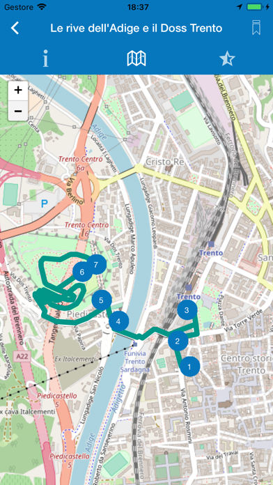 Trento Percorsi Screenshot