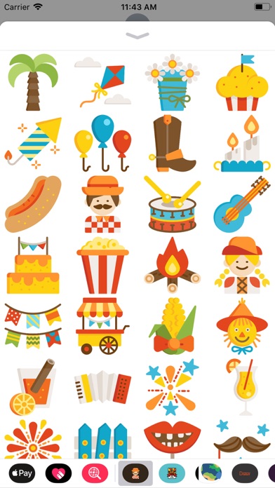 Festa Junina Sticker Pack screenshot 2