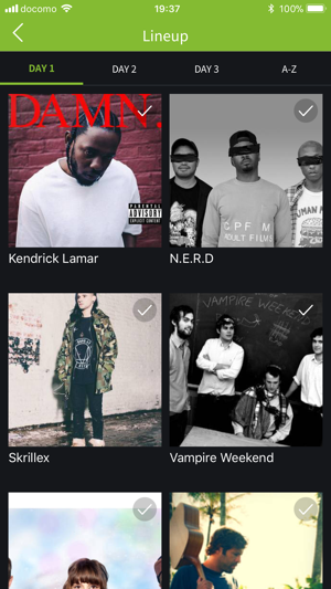 FUJI ROCK app by iFLYER Screenshot