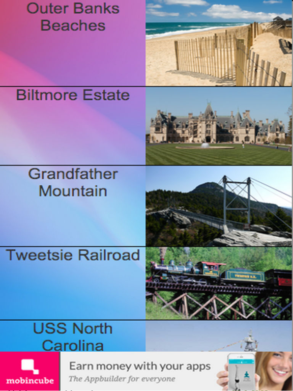 Screenshot #5 pour North Carolina Tourist Guide