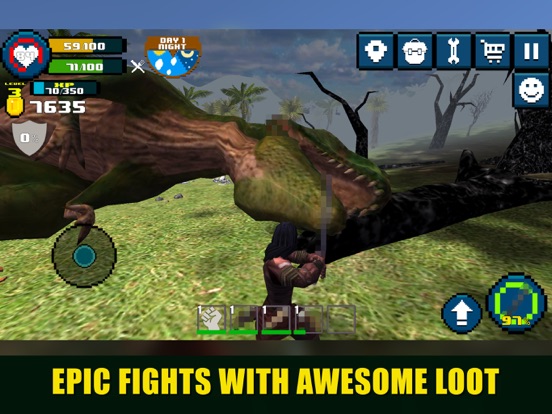 Screenshot #6 pour Jurassic Craft Survival Sim 3D