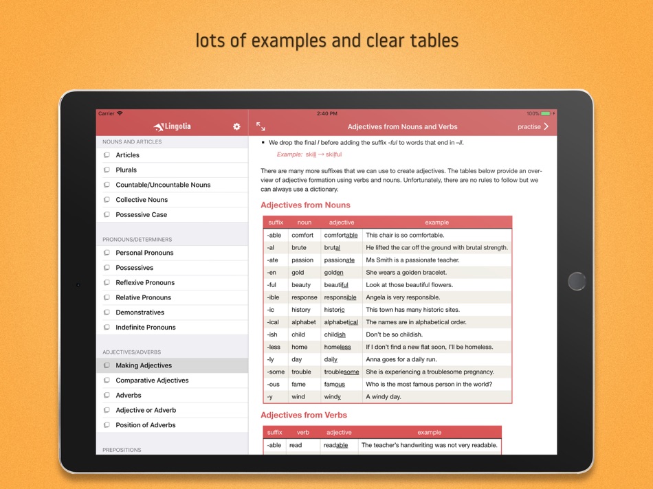 #5. Lingolia English Grammar (iOS) 由: Lingo4you Mario Muller und Heike Pahlow GbR