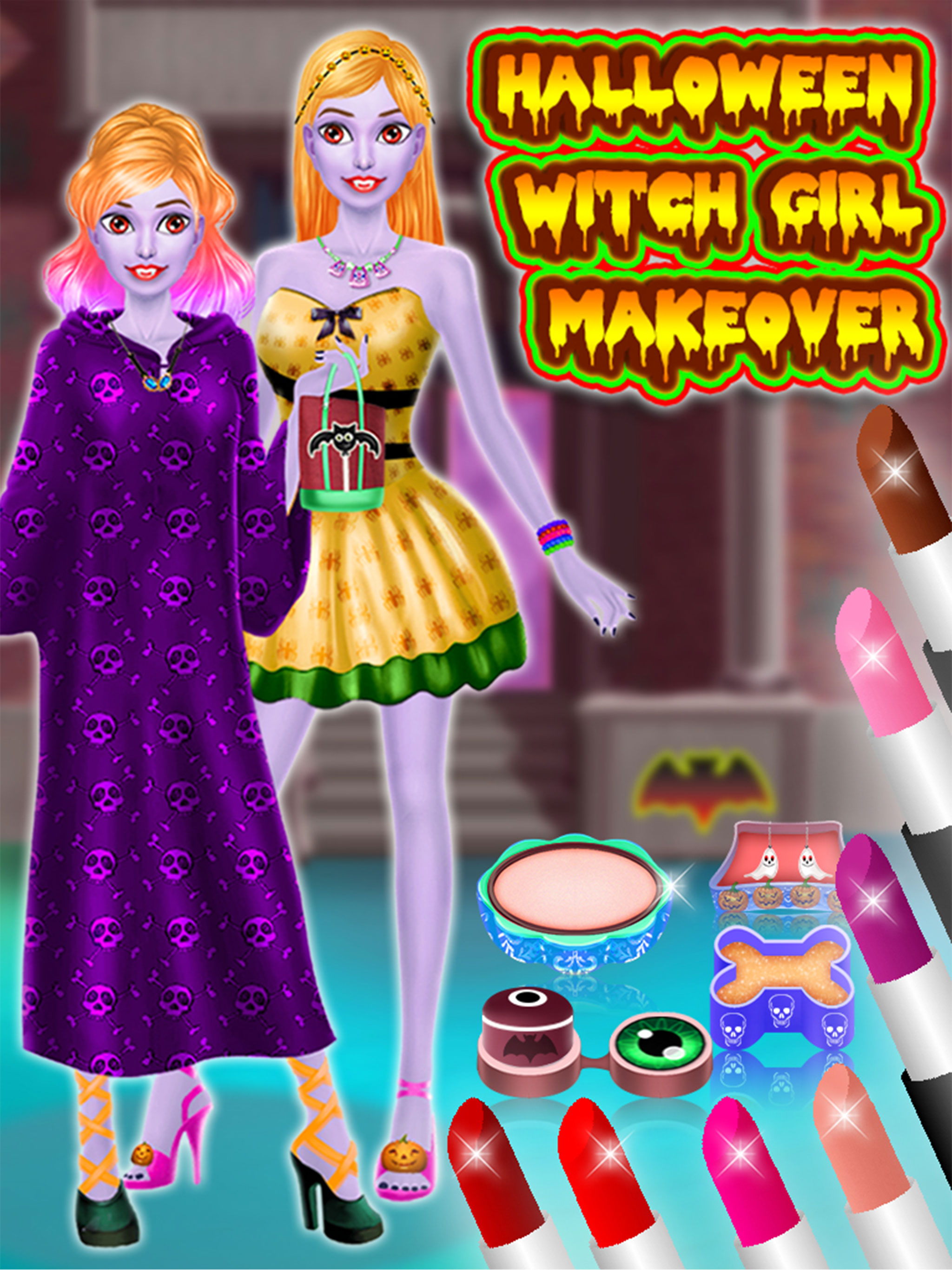 Halloween Witch Girl Makeover