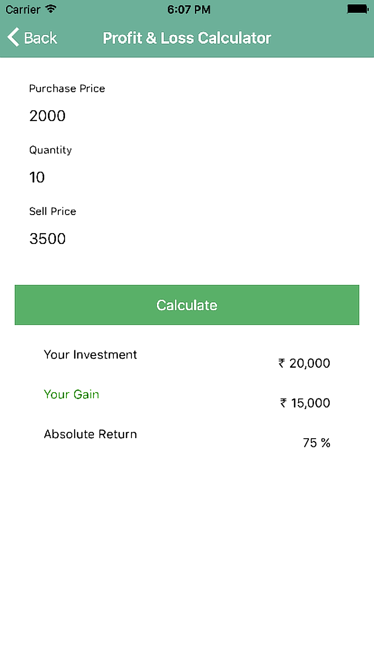 Easy Investment Calculator screenshot 3
