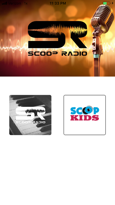 Scoop Radio iPhone screenshot 1 - Music app