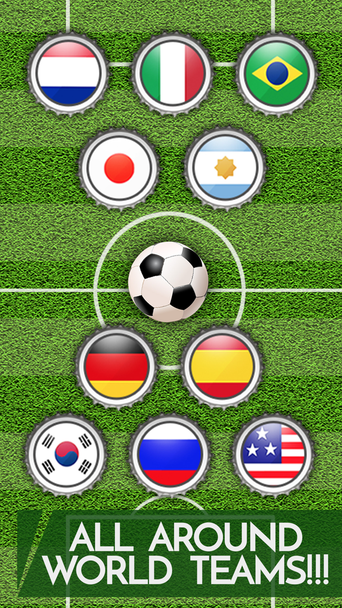 Soccer cap - Score goals with the finger