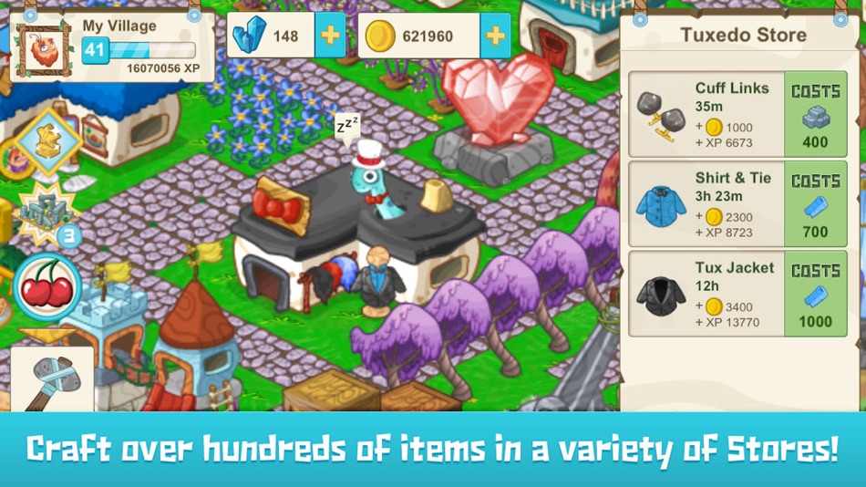 #3. Tiny Village (iOS) Podle: Swipe Forward LLC