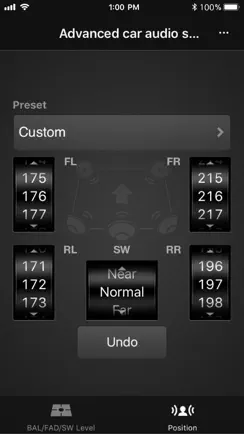 Advanced car audio setting iPhone image 2