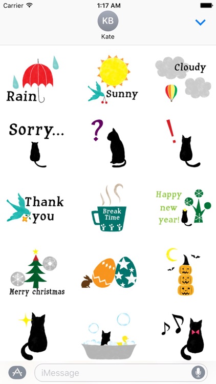 Cat And Something Sticker