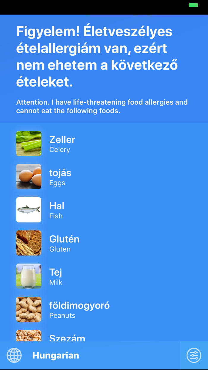 Allergy Translate