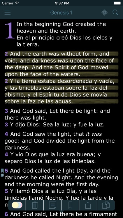 Spanish English Bible - Biblia