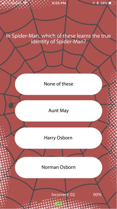 Spider Quiz screenshot 3