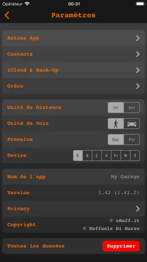 Capture d'écran de My Garage - Rappels Véhicules sur iPhone 7