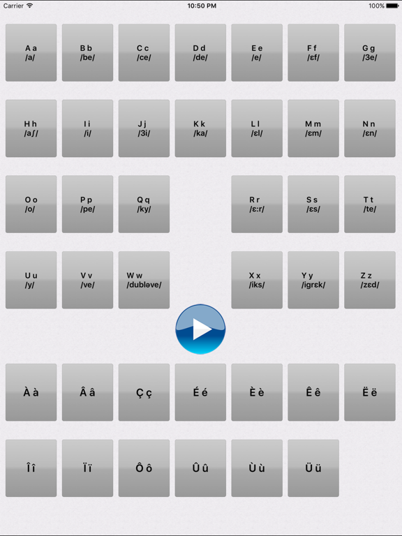 Screenshot #5 pour Français Alphabet phonétique
