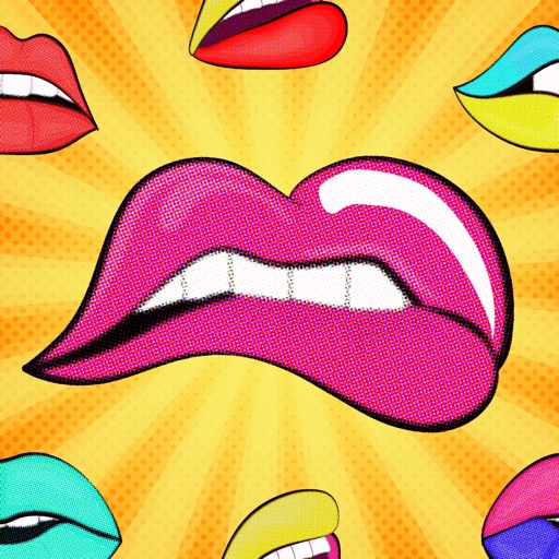 Hot Girl Lips Sticker