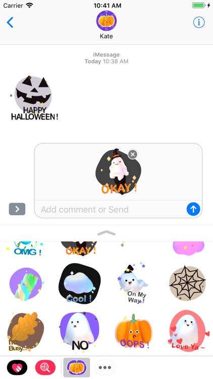 Halloween! Animated Stickers